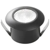 1,2W LED įleidžiamas šviestuvas ASSO, juodas, 3000K