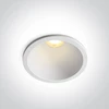 12W LED įleidžiamas šviestuvas, baltas, 3000/4000/5000K, 50°, 10112D/W/V