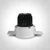 12W LED įleidžiamas šviestuvas, baltas, 3000K, 11112T/W/W