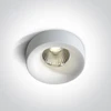 12W LED įleidžiamas šviestuvas, baltas, 3000K, 10112R/W/W