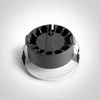 12W LED įleidžiamas šviestuvas, baltas, 3000/3500/4000K, 10112DX/W/V