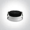 12W LED įleidžiamas šviestuvas, baltas, 3000/4000/5000K, 10109D/W/V