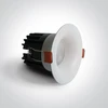 12W LED įleidžiamas šviestuvas, baltas, 3000/4000/5000K, 10112RA/W/V