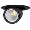12W LED įleidžiamas šviestuvas HIDDEN 350mA, 3000K (šiltai balta), juodas