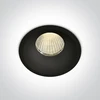 12W LED įleidžiamas šviestuvas, juodas, 3000/3500/4000K, IP65, dimeriuojamas, 10112TP/B/V