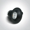 12W LED įleidžiamas šviestuvas, juodas, 3000K, 10112R/B/W
