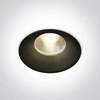 12W LED įleidžiamas šviestuvas, juodas, 3000K, 10112TD/B/W