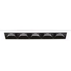 12W LED įleidžiamas šviestuvas LIKA, baltas korpusas/juodas reflektorius, 2700K, 341736