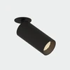12W LED įleidžiamo montavimo akcentinis šviestuvas PIPE, juodas, 3000K, dimeriuojamas, E3986000NDT