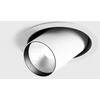 12W LED įleidžiamo montavimo šviestuvas TUB M OUT, baltas, 3000K, 50°