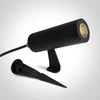 12W LED įsmeigiamas šviestuvas, juodas, 3000K, 36°, dimeriuojamas, IP65, 67538C/B/W