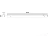 12W LED linijinis šviestuvas WL, baltas, 3000/4000/6500K