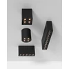 12W LED lubinis šviestuvas INVISIBLE, juodas, 3000K, dimeriuojamas, P3980000NDP