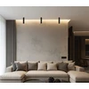 12W LED lubinis šviestuvas PIPE, juodas, 3000K, dimeriuojamas, P3986001NDP