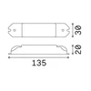 12W LED maitinimo šaltinis, DALI/PUSH, 267999