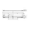 12W LED modulis LLE 24x280mm 1250lm 830 HV ADV6