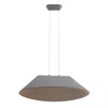 Pakabinamas šviestuvas 12W LED pakabinamas akustinis šviestuvas, pilkas, 3000K, dimeriuojamas, 23173