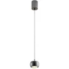 12W LED pakabinamas šviestuvas AVES, juodas, 3000K