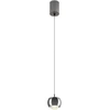 12W LED pakabinamas šviestuvas AVES, tamsaus chromo sp., 3000K