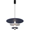 12W LED pakabinamas šviestuvas AZUL, mėlynos/pilkos/juodos sp., 3000K, 4322200