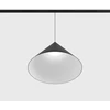 12W LED pakabinamas šviestuvas CONE į magnetinę sistemą IN_LINE, juodas, 3000K, 320mm