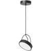 12W LED pakabinamas šviestuvas PUCK, juodas, 3000K