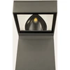 12W LED pastatomas lauko šviestuvas, tamsiai pilkas, 3000K, IP65, E418