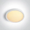 Lubinis šviestuvas 12W LED paviršinis šviestuvas, baltos sp., 2800/3300/4000K, 180mm, UGR19, 62020AU/W/V