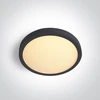 Lubinis šviestuvas 12W LED paviršinis šviestuvas, juodos sp., 2800/3300/4000K, 180mm, UGR19, 62020AU/B/V