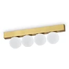 Lubinis šviestuvas Ideal Lux 12W LED paviršinis šviestuvas PING PONG, žalvario sp., 3000K, 328249