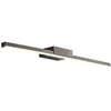 12W LED sieninis šviestuvas ASTON, juodas, 3000/4000K, IP44, 01-3270