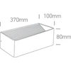 12W LED sieninis šviestuvas, baltas, 3000K, 67466C/W/W
