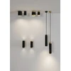 12W LED sieninis šviestuvas LUX, juodas, 3000K, dimeriuojamas, A3989100NNDP