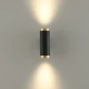 12W LED sieninis šviestuvas LUX, juodos/aukso sp., 2700K, dimeriuojamas, A3989190ONDT