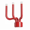 12W LED sieninis šviestuvas LUXOR, blizgios raudonos sp., 3000K, dimeriuojamas, 01-3226
