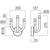 12W LED sieninis šviestuvas LUXOR, blizgios baltos sp., 3000K, dimeriuojamas, 01-3344