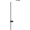 12W LED sieninis šviestuvas OMBRE 100, juodas, 3000K
