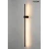 12W LED sieninis šviestuvas OMBRE 100, juodas, 3000K