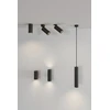 12W LED sieninis šviestuvas PIPE, juodas, 3000K, A3986000N