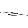Sieninis šviestuvas 12W LED sieninis veidrodžio šviestuvas RAM, juodas, 3000K, IP44, 4289600