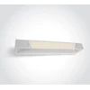 Sieninis šviestuvas 12W LED sieninis vonios šviestuvas, baltas, 3000K, IP44, 38112C/W/W