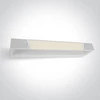 Sieninis šviestuvas 12W LED sieninis vonios šviestuvas, baltas, 3000/3500/4000K, IP44, 38112C/W/V