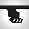 12W LED šviestuvas į bėgelius, juodas, 3000K, 65306BT/B/W