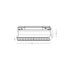 12W LED šviestuvas į magnetinę sistemą ZAMBELIS MAGNETIC, baltas, 3000K, DALI, 20291-W