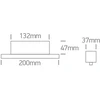 12W LED šviestuvas į magnetines sistemas MAXI, juodas, 3000/3500/4000K, 48V, 36°, 42104B/B/V