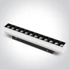 12W LED šviestuvas į magnetines sistemas MINI/MIDI, baltas, 3000/3500/4000K, 48V, 50°, 42112AA/W/V