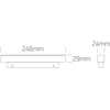 12W LED šviestuvas į magnetines sistemas MINI/MIDI, baltas, 3000/3500/4000K, 48V, 50°, 42112AA/W/V