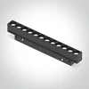 12W LED šviestuvas į magnetines sistemas MINI/MIDI, juodas, 3000/4000K, 48V, 50°, DALI, 42112AAL/B/V
