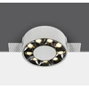 12W LED užglaistomas šviestuvas, baltas, 3000K, 10112XTR/W/W