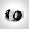 12W LED užglaistomas šviestuvas, juodas, 3000/3500/4000K, dimeriuojamas, 10112BTR/B/V